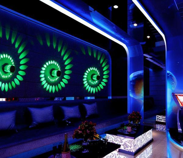 Vibrant Spiral LED Wall Lamp