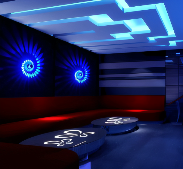 Vibrant Spiral LED Wall Lamp