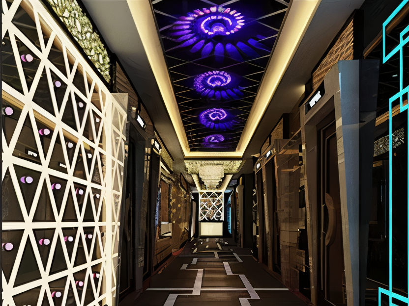 Vibrant Spiral LED Wall Lamp