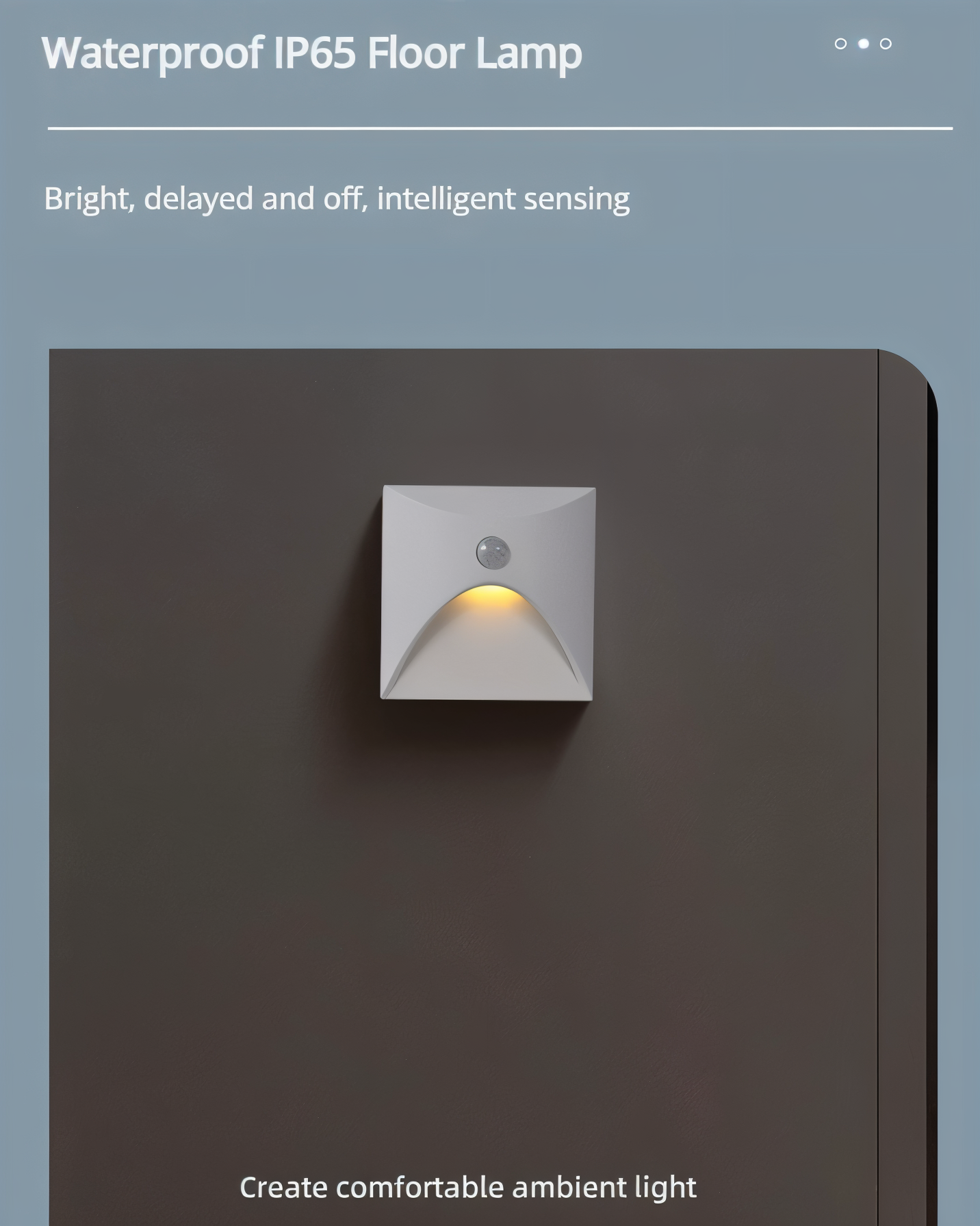 Bright LED Motion Wall Lamp – Weatherproof Indoor Outdoor Light