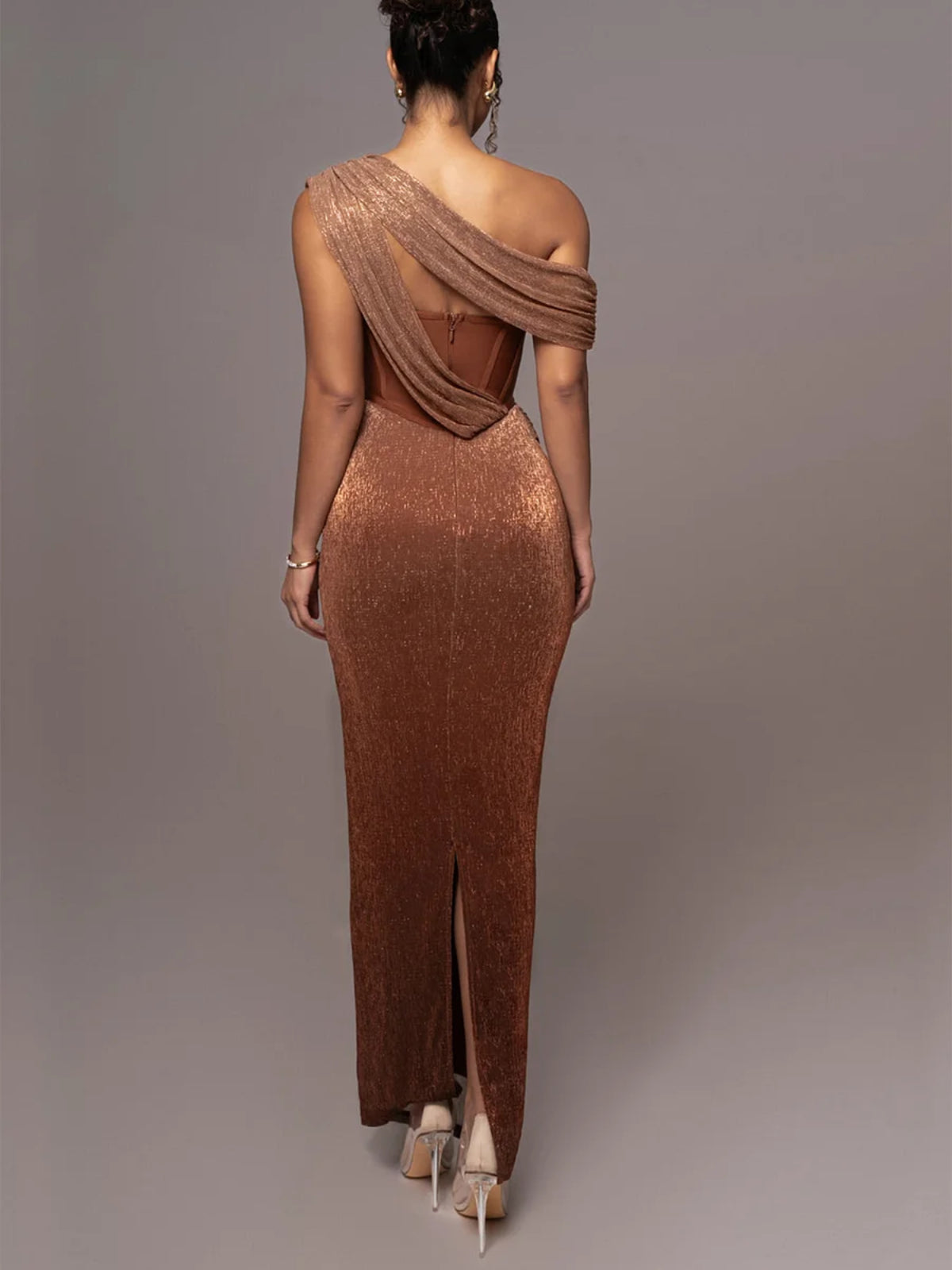 Luna | Long Sleeve Maxi Dress for Women-5