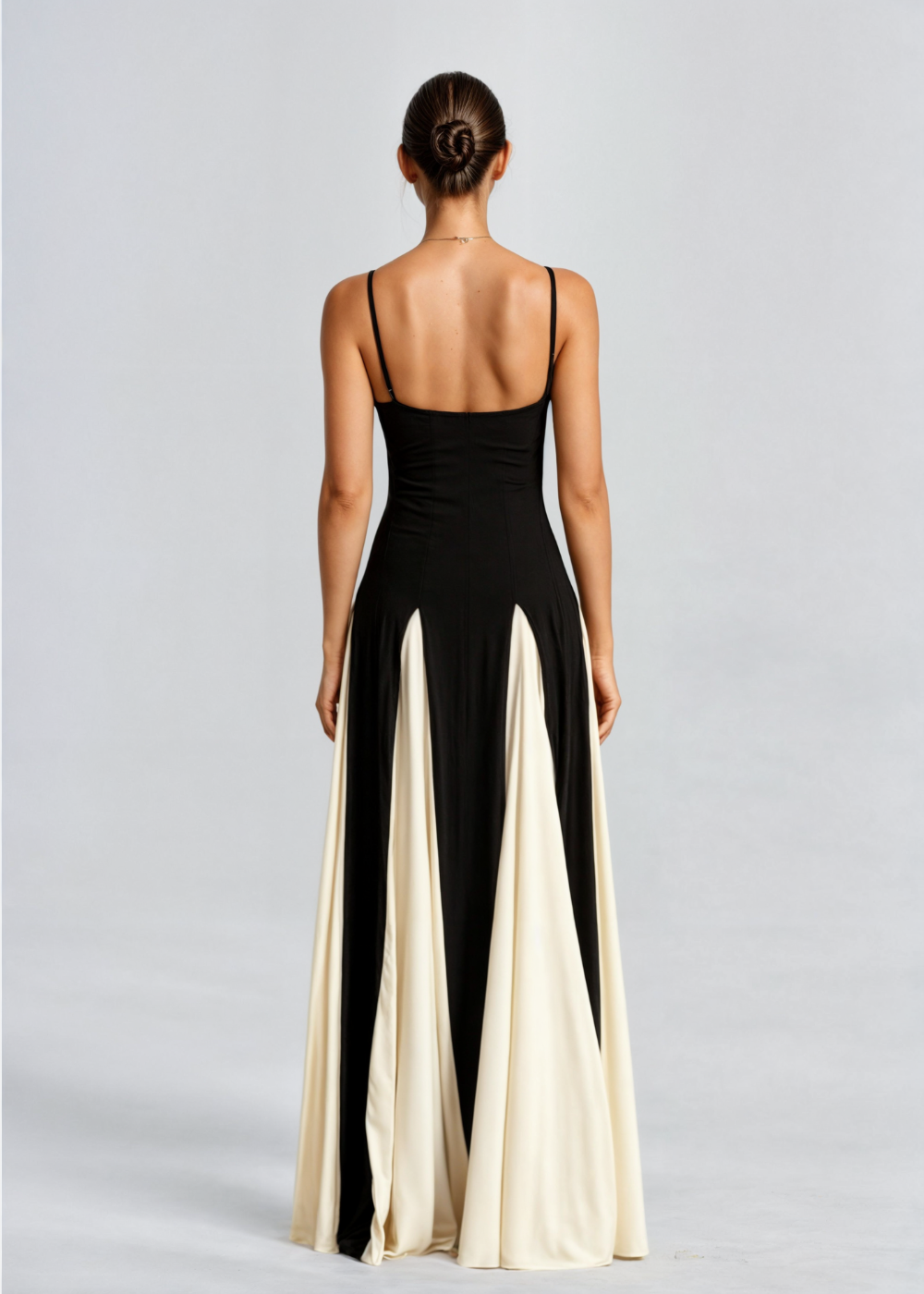 Luna | Long Sleeve Maxi Dress for Women - Elegant Flowing Silhouette-3