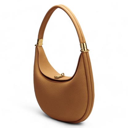 Variant image for Luna | Crescent Leather Tote Bag - Elegant & Spacious Onyx Design-6