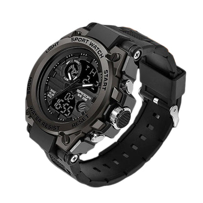 Tough Outdoor Men's Watch – Waterproof Analog Digital Watch - Luxivelle