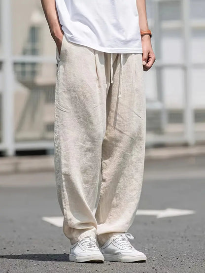 Men's Breathable Lightweight Summer Pants Loose Fit - Luxivelle