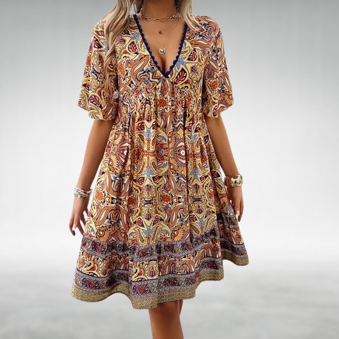 Lightweight Floral Print Sundress for Women - Luxivelle