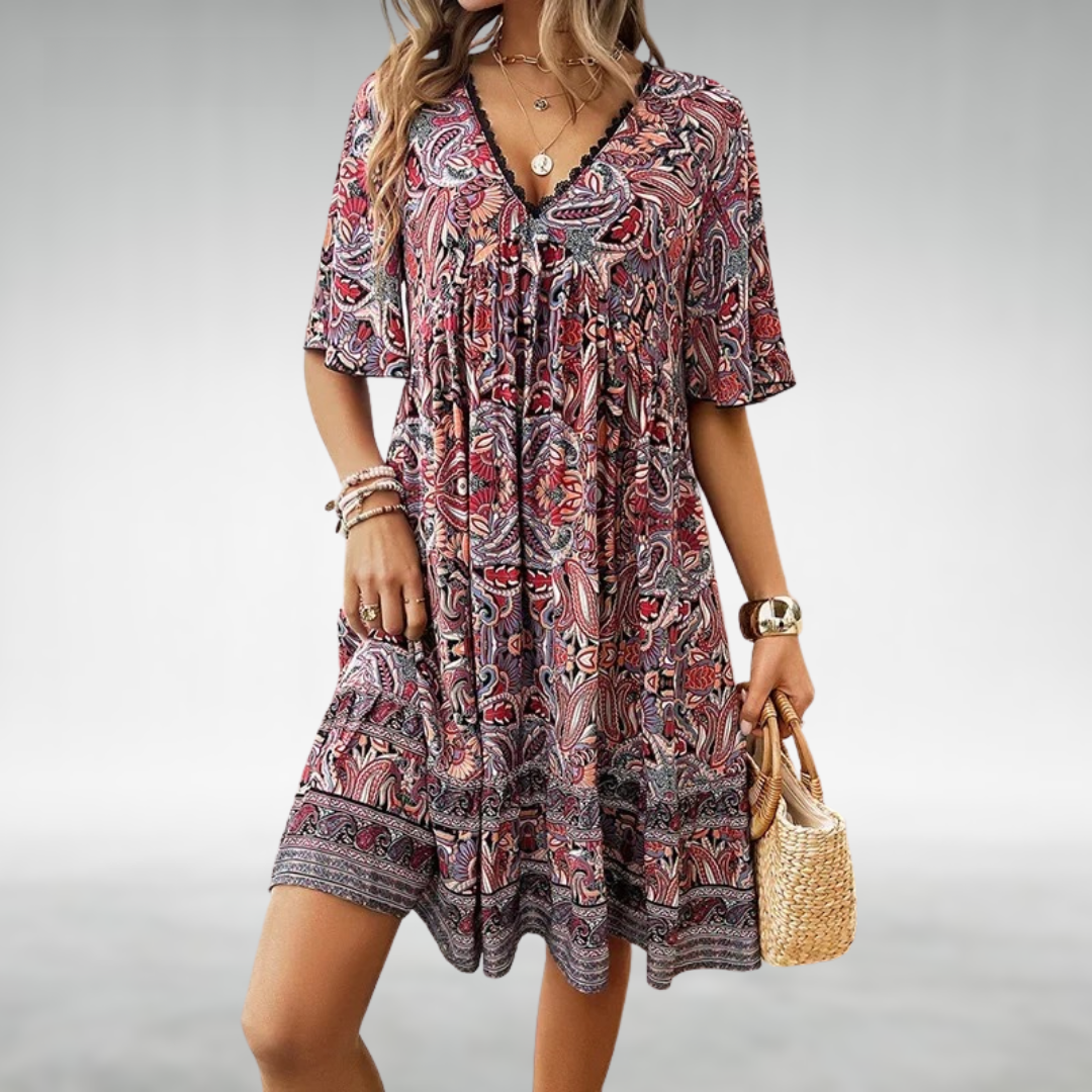Lightweight Floral Print Sundress for Women