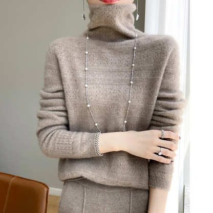 Gabrielle | Serene Wool Turtleneck Sweater