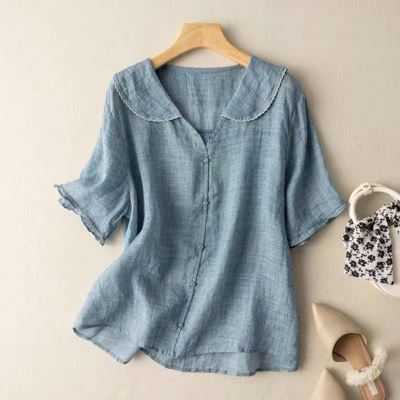 Classic Womens Button Down Top