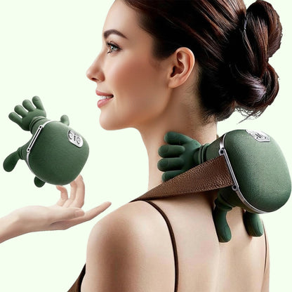 Warm Massage Pillow for Neck and Shoulder Relief - Luxivelle
