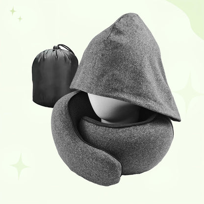 Premium Memory Foam Travel Pillow for Comfortable Sleep