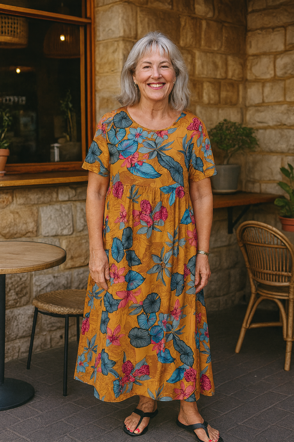 Beautiful Floral Long Maxi Dress for Women
