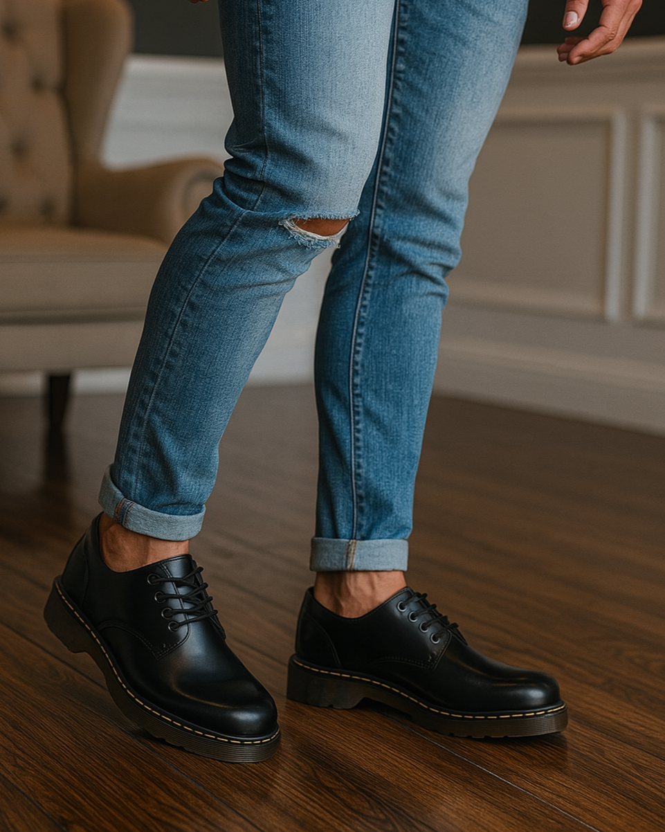 Classic Brown Leather Dress Shoes For Men