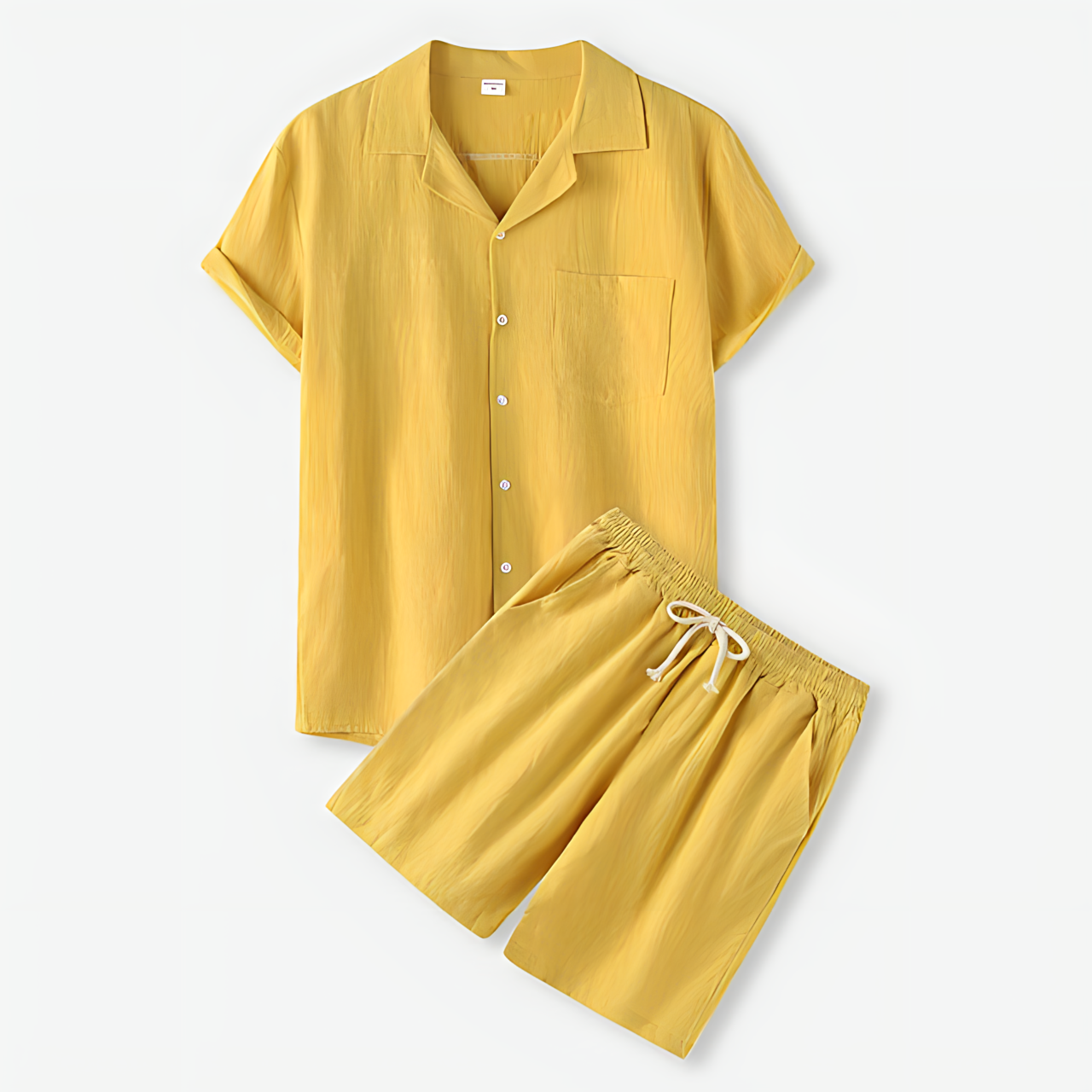 Men's Lightweight Summer Two Piece Cotton Suit