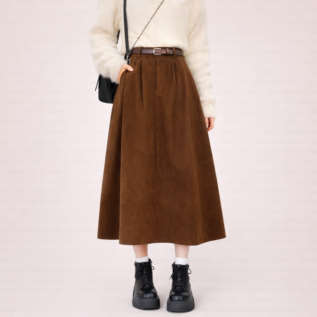 Mara | Black Midi Skirt – Comfortable, Pleated & Elegant 8