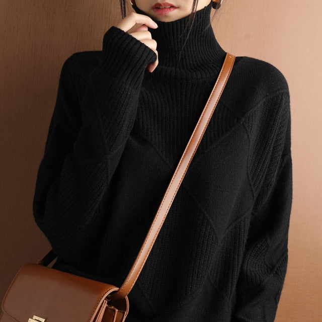 Marina | Cozy turtleneck sweater