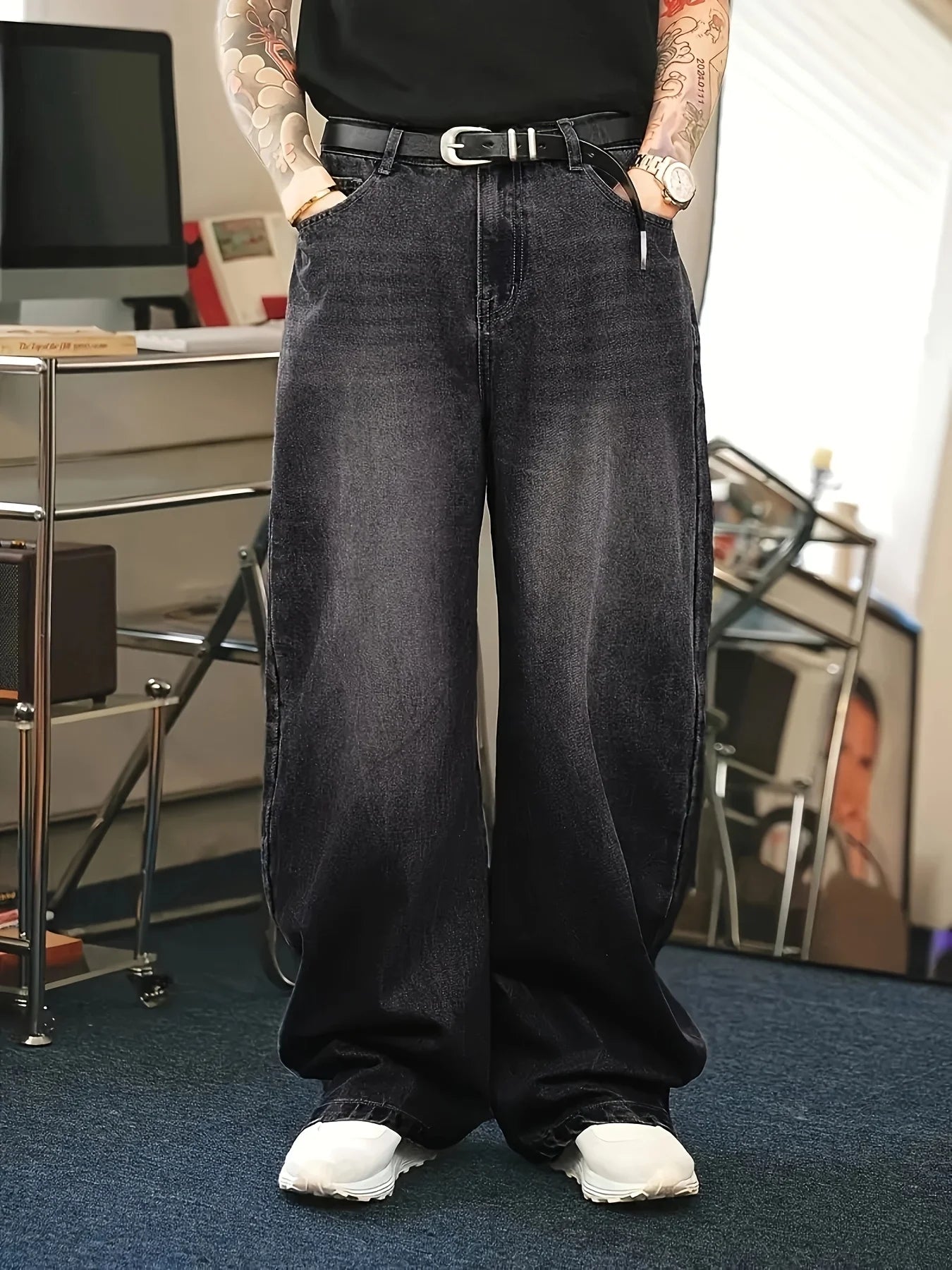 Marko | Vintage Style Casual Baggy Jeans