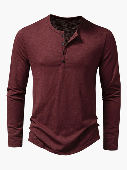 Lightweight Breathable Men's Long Sleeve Casual Tee