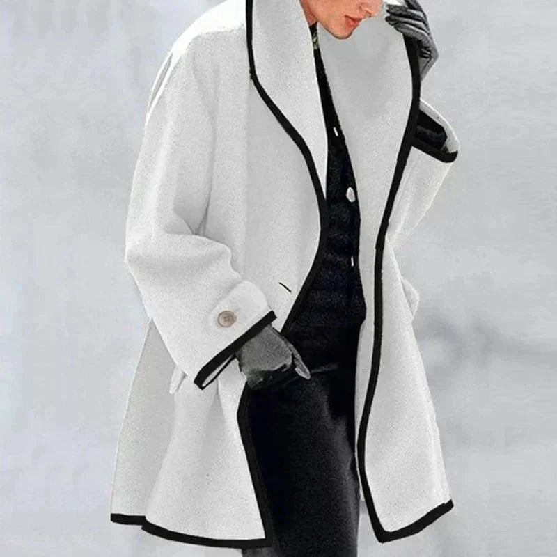 Plus Size Fleece Coat | Warm Double Layered Jacket - Luxivelle