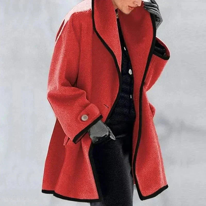 Plus Size Fleece Coat | Warm Double Layered Jacket