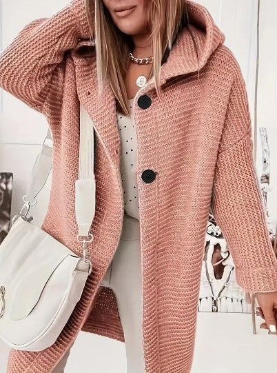 Martina | Comfortable hooded cardigan