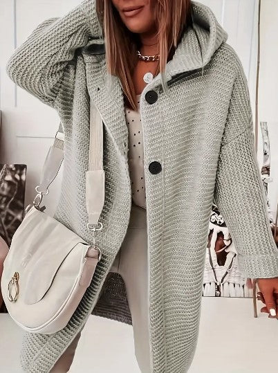 Martina | Comfortable hooded cardigan