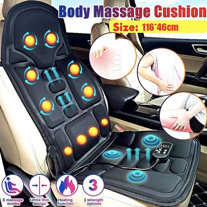 Warm Massage Seat Cushion for Back and Neck Relief