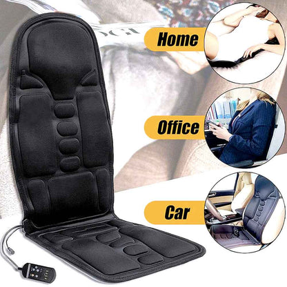 Warm Massage Seat Cushion for Back and Neck Relief