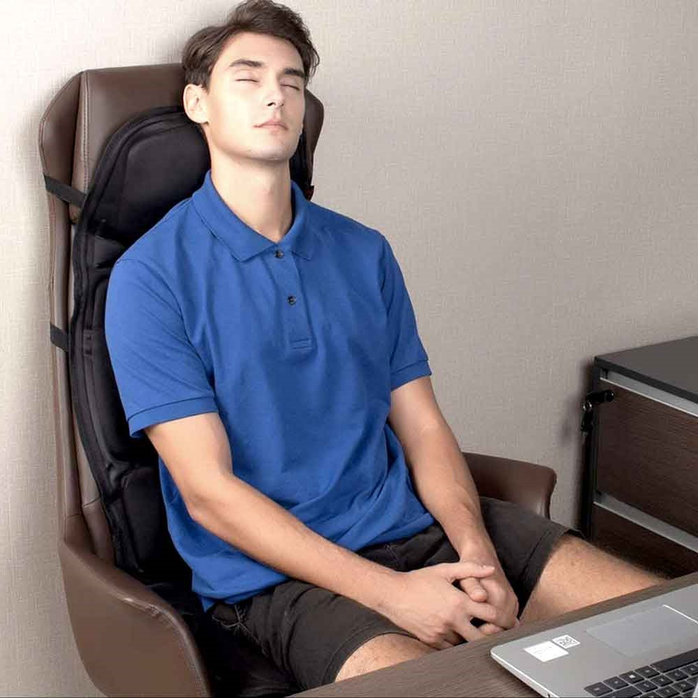 Warm Massage Seat Cushion for Back and Neck Relief