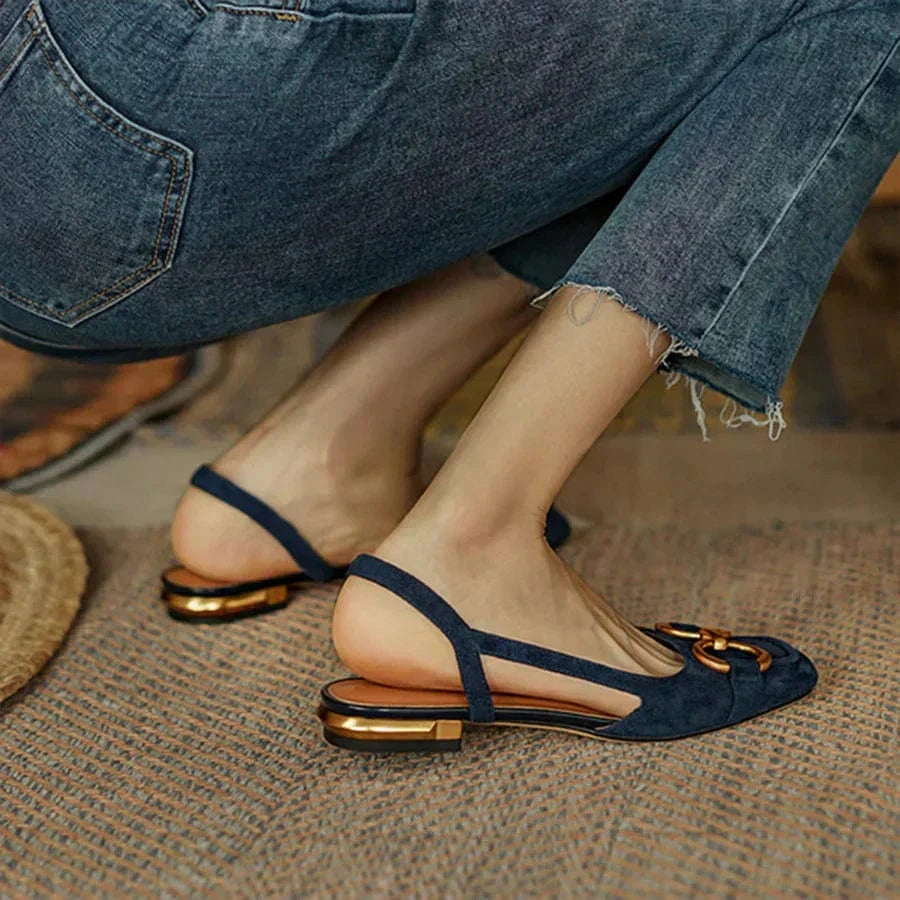 Elegant High Heel Slingback Shoes