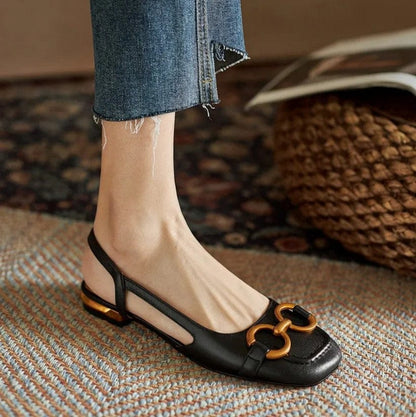 Elegant High Heel Slingback Shoes