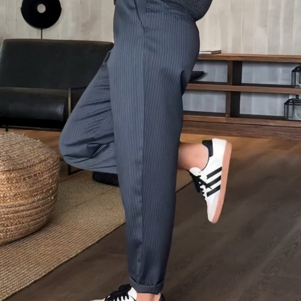 Bianca | Elegant and Comfortable Striped Trousers