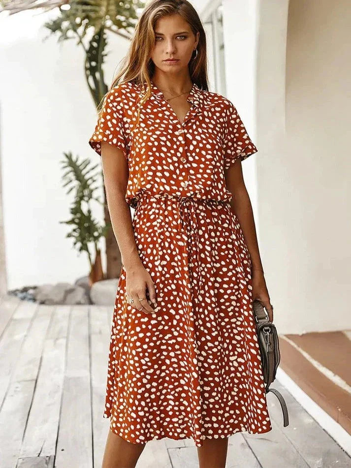 Ladies Classic Floral Dress