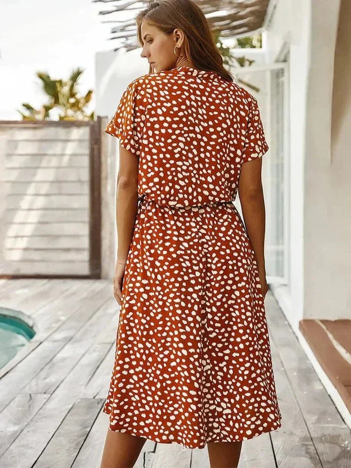 Ladies Classic Floral Dress