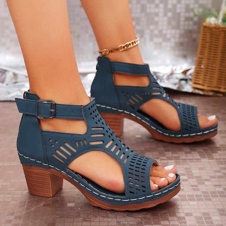 Elegant High Heel Summer Sandals for Women - Luxivelle