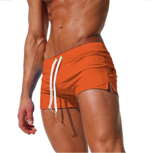 Men's Quick Dry Beach Shorts with Elastic Waist