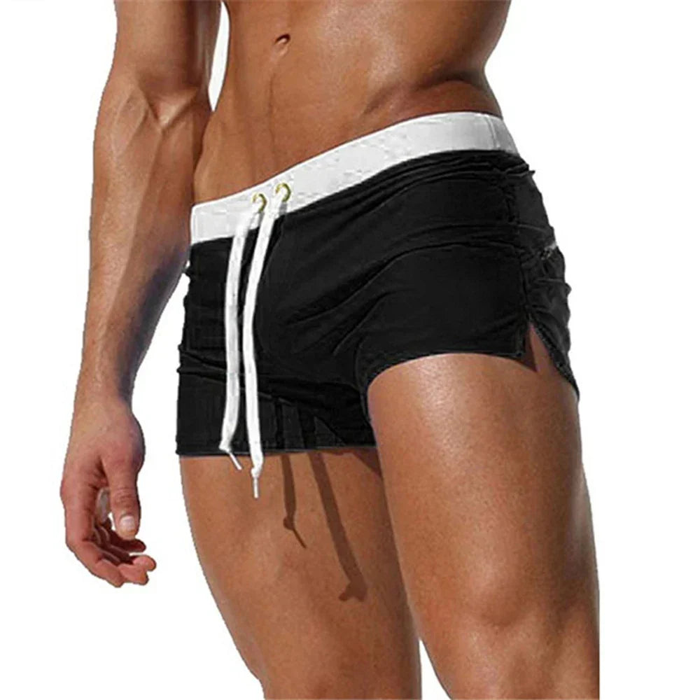 Men's Quick Dry Beach Shorts with Elastic Waist