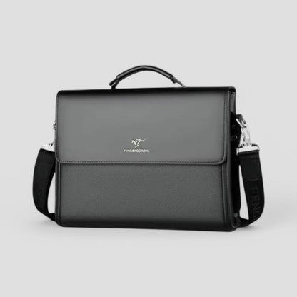 Men's Business Shoulder Bag Compact Organiser Briefcase 0