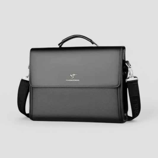 Men's Business Shoulder Bag Compact Organiser Briefcase 0