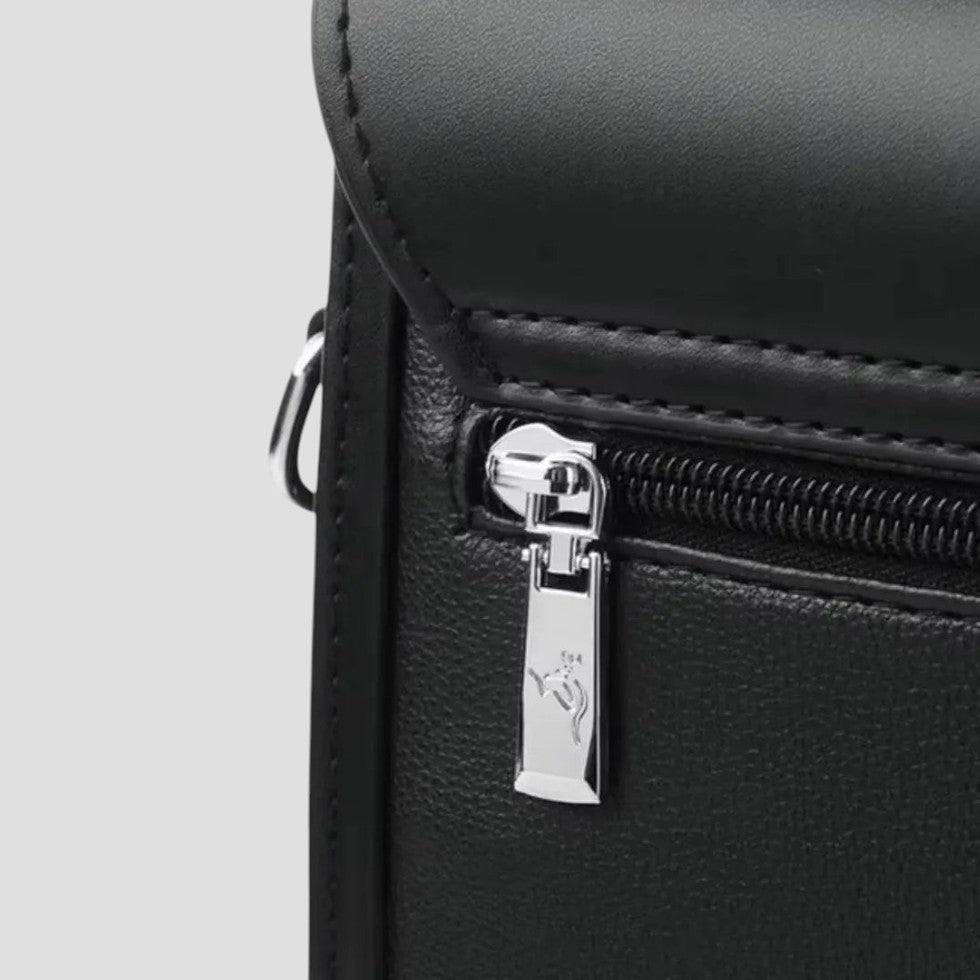 Men's Business Shoulder Bag Compact Organiser Briefcase 4