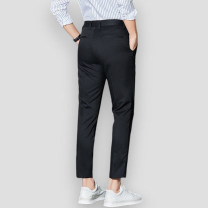 Men's Chino Trousers Stretchy Slim Fit Casual Pants 2