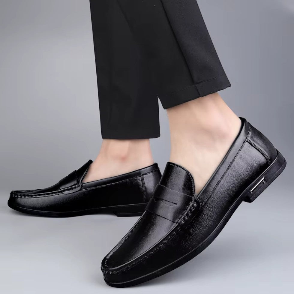 Men's Leather Loafers Slip-On Casual Shoes 3