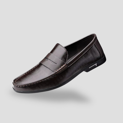 Men's Leather Loafers Slip-On Casual Shoes 4