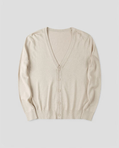 Men's Lightweight Knitted Cardigan With Buttons 7