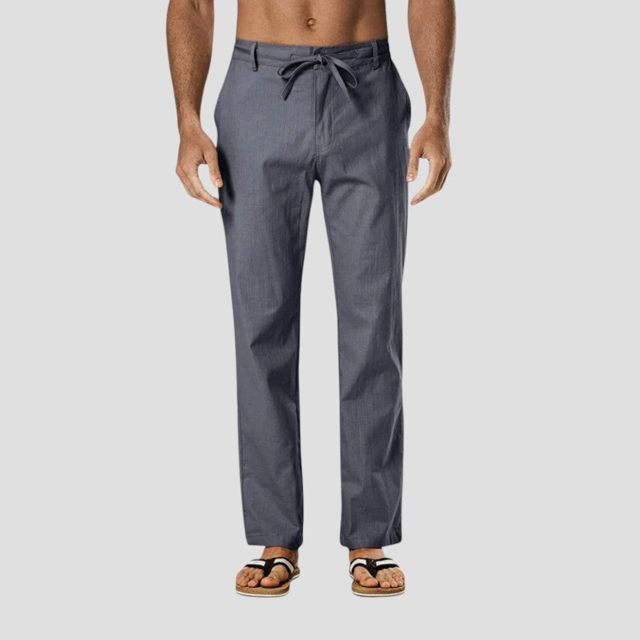 Men's Linen Trousers Summer Pants 1