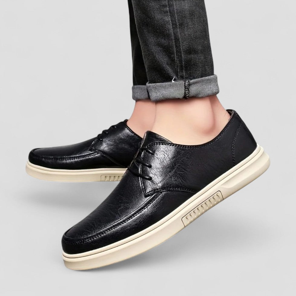 Men's Orthopedic Leather Business Casual Lace Up Shoes 1