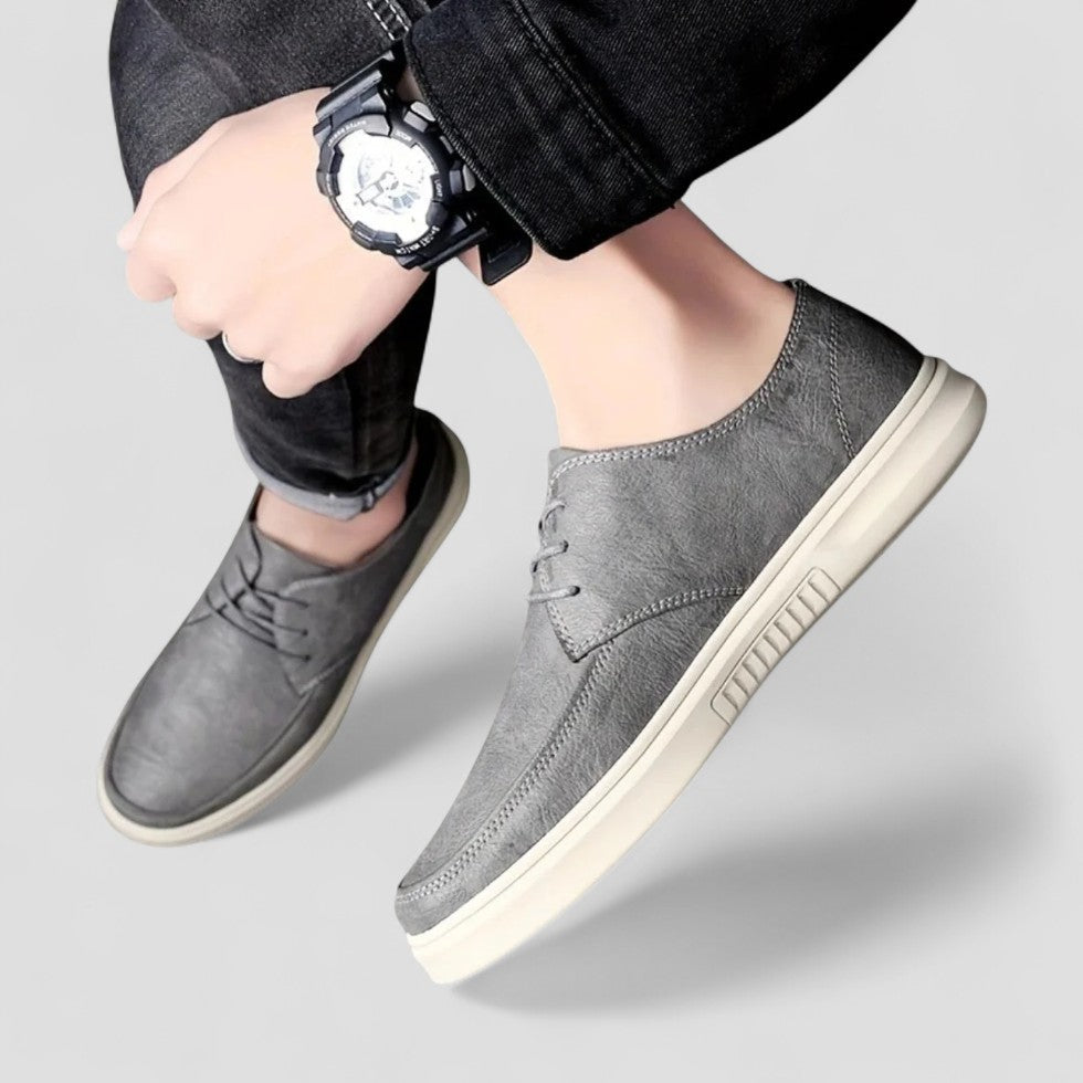 Men's Orthopedic Leather Business Casual Lace Up Shoes 3