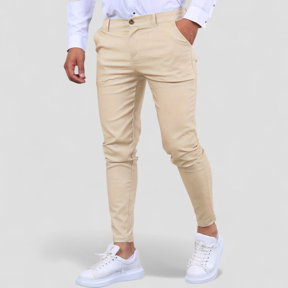 Men’s Slim Fit Chino Trousers 0