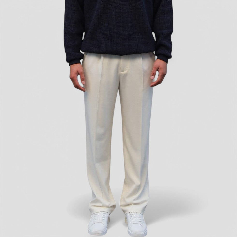 Men's Straight Fit Chino Smart Casual Trousers 0