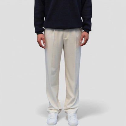 Men's Straight Fit Chino Smart Casual Trousers 0